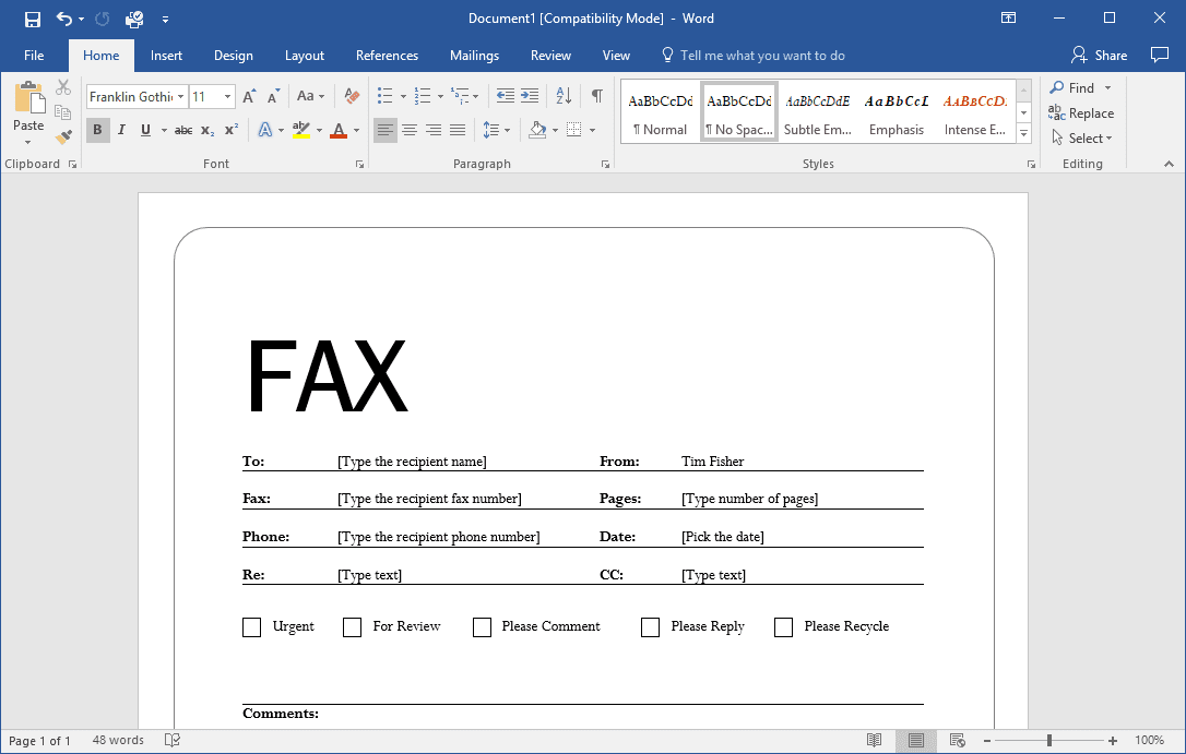 Free fax software